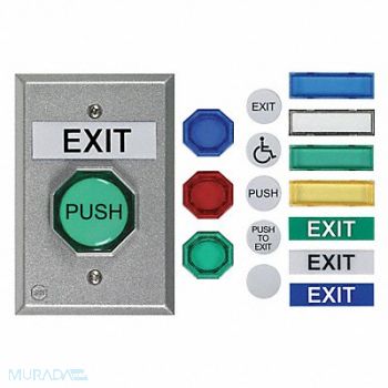 SAFETY TECHNOLOGY INTERNATIONAL Universal Button Pneumatic 1-5/8 In., 31CL73