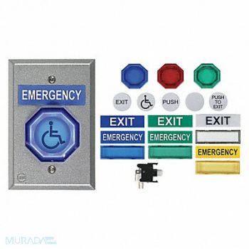 SAFETY TECHNOLOGY INTERNATIONAL Universal Button Momentary 2 In., 31CM38