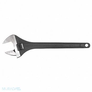 WESTWARD Adj. Wrench CV Steel Black Phosphate 24, 31D019
