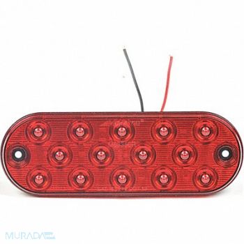 MAXXIMA Stop/Turn/Tail Light Oval Red 6-1/2 L, 31DG18