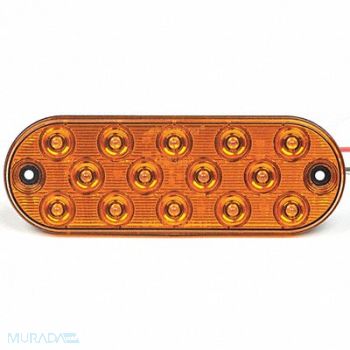 MAXXIMA Stop/Turn/Tail Light Oval Amber 6-1/2 L, 31DG19