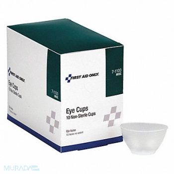PHYSICIANSCARE Eye Cup Non-Sterile Clear Plastic, 31DJ95