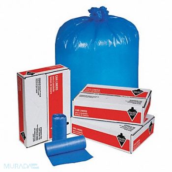 TOUGH GUY Biohazard Bags 33 gal Blue PK250, 31DK89