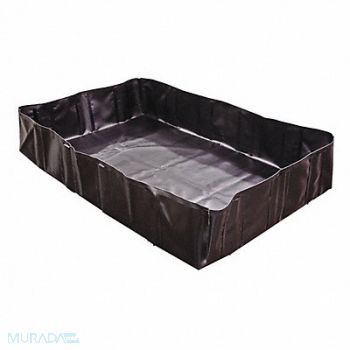 ENPAC Spill Berm 10 ft.Lx10 ft.Wx2 ft.H Black, 31DL64
