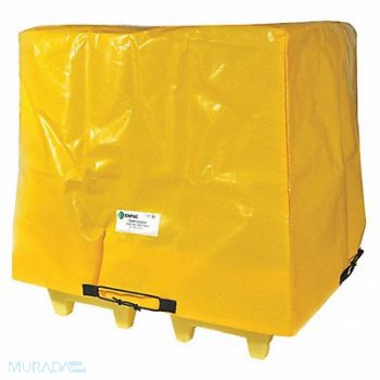 ENPAC Tarp Cover 57inLx57inWx44inH PVC Yellow, 31DM70