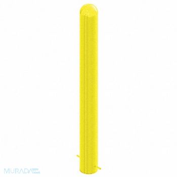 PETERSEN MFG. Bollard Fixed 4 Carbon Steel Yellow, 31EX20