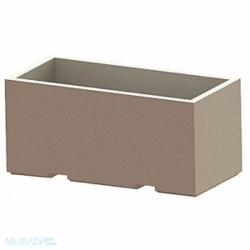 PETERSEN MFG. Security Planter Concrete 36 in H, 31EY14