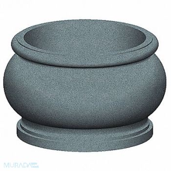 PETERSEN MFG. Security Planter 2 in H Lite Sand Blast, 31EY16