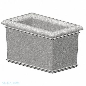 PETERSEN MFG. Security Planter Concrete 36 in H, 31EY18