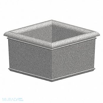 PETERSEN MFG. Security Planter Concrete 36 in H, 31EY22