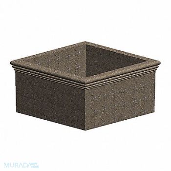 PETERSEN MFG. Security Planter Concrete 36 in H, 31EY37