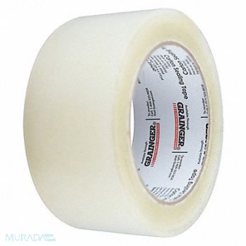 GRAINGER APPROVED Carton Sealing Tape Clear Hand PK36, 31HJ47