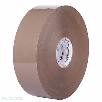 GRAINGER APPROVED Carton Sealing Tape Tan Machine PK4, 31HJ39