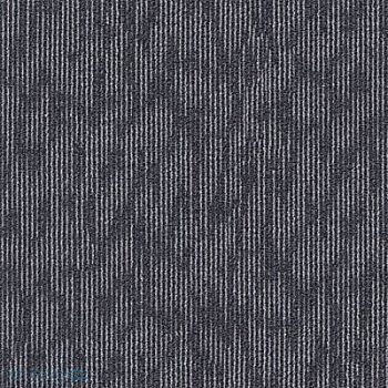 GRAINGER APPROVED Carpet Tile 19-11/16in. L Charcoal PK20, 31HL74