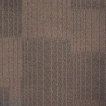 GRAINGER APPROVED Carpet Tile 19-11/16in. L Brown PK20, 31HL75