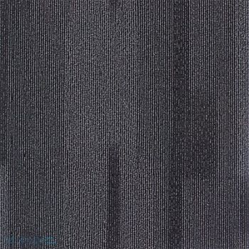 GRAINGER APPROVED Carpet Tile 19-11/16in. L Charcoal PK20, 31HL83