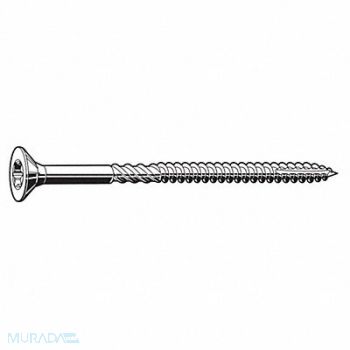 GRAINGER APPROVED Multi Screw #10 Flat SS305 3 L PK200, 31JJ20