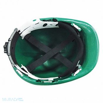 CONDOR Hard Hat Type 1 Class E Ratchet Green, 31KY36