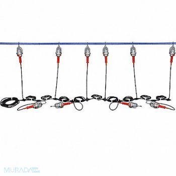 LARSON ELECTRONICS LLC Temp Job Site Light Screw In LED 8600lm, 31KZ70