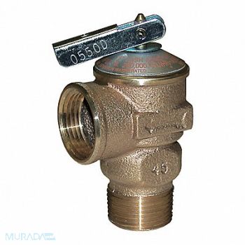 CASH ACME Safety Relief Valve Bronze 3/4in 150 psi, 31LH29