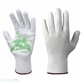 TURTLESKIN Glove Liners Nylon/Polyester XL Wht PR, 31LL53