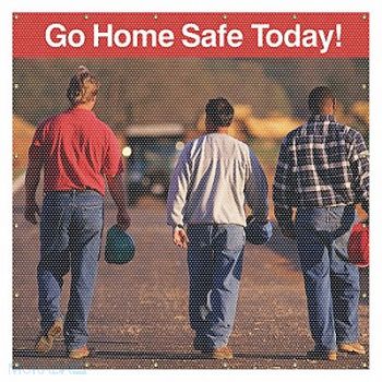 ACCUFORM Welding Curtain 6 ft W Printed Yellow, 31LX04