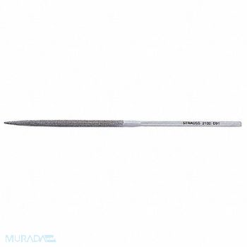 STRAUSS Needle File Swiss Triangular 5-1/2 in L, 31LY26