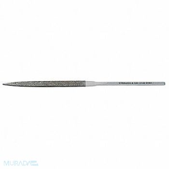 STRAUSS Needle File Swiss Warding 5-1/2 in L, 31LY30