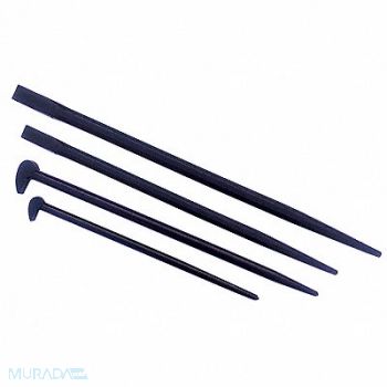 WESTWARD Pry Bar Curved High Carbon Steel 4 pcs., 31MA33