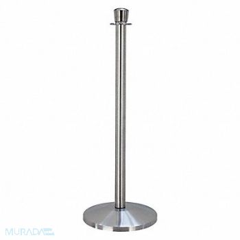 QUEUEWAY Urn Top Rope Post Satin Stainless Steel, 31MJ12
