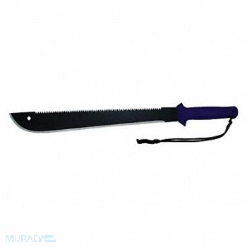 WESTWARD Gator Machete 16-1/2 in Steel, 31MJ56