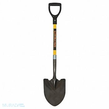 SEYMOUR MIDWEST STRUCTRON Round Point Shovel 29 in Handle 14 ga., 31MJ61
