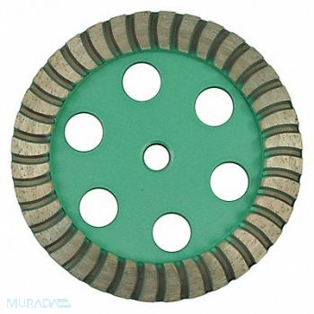 DIAMOND VANTAGE Segment Cup Wheel 6 In.Dia Course Grit, 31NE52