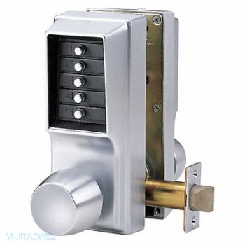 SIMPLEX Push Button Lock Entry and Egress Chrome, 31NG48