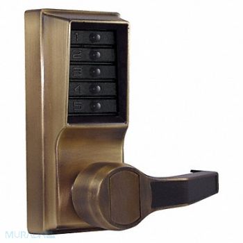 SIMPLEX Push Button Lock Entry Passage Brass, 31NG85