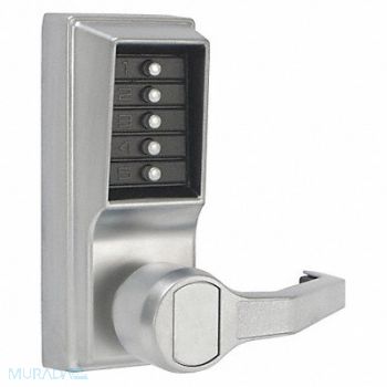 SIMPLEX Push Button Lock Entry Passage Chrome, 31NG86