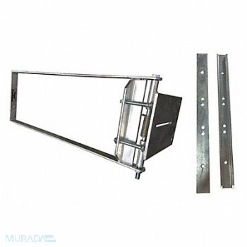 CONDOR Single-Door 11 3/4 in Silver, 31TT48