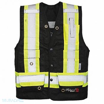 VIKING Flame-Resistant Vest Black L, 31TV93