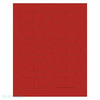 MAGNA VISUAL Magnetic Arrows 3/4 in W Red PK20, 31TW40