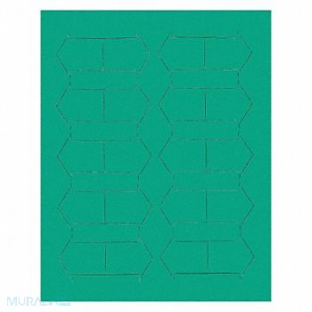MAGNA VISUAL Magnetic Arrows 3/4 in W Green PK20, 31TW42
