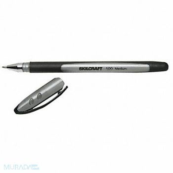 ABILITY ONE Ballpoint Pens Black PK12, 31UD94