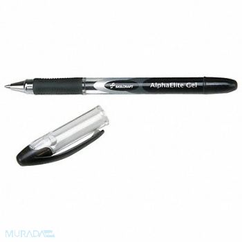 ABILITY ONE Gel Pens Black PK12, 31UD96