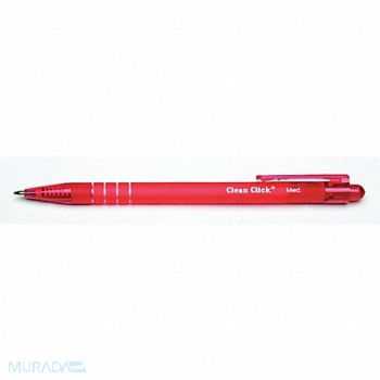 ABILITY ONE Ballpoint Pens 1.0mm Red PK12, 31UF22