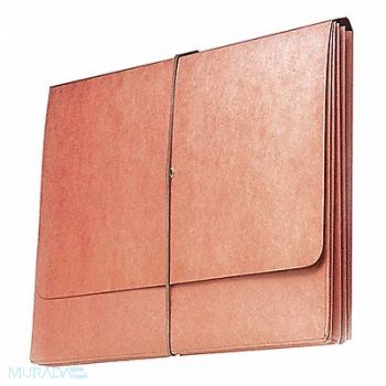 ABILITY ONE Expandable File Wallet 1Pockt Letter Red, 31UF26