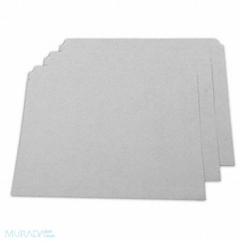 ABILITY ONE Folder Letter Straight Cut Gray PK100, 31UF36