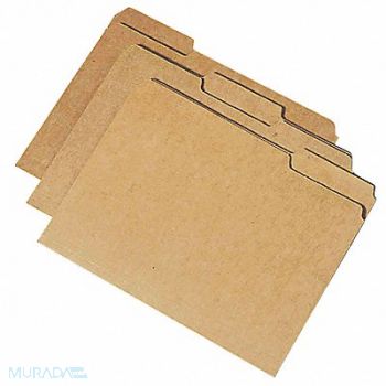 ABILITY ONE Folder Legal 1/3 Cut Kraft PK100, 31UF46
