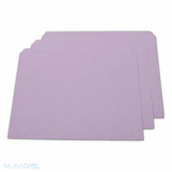 ABILITY ONE Folder Letter Straight Cut Lavendr PK100, 31UF47