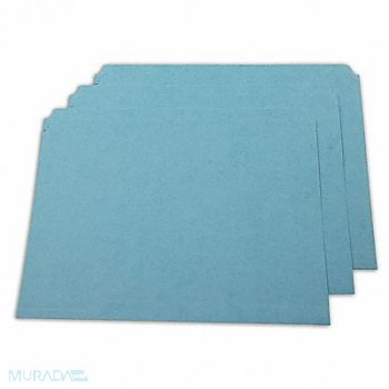 ABILITY ONE Folder Letter Straight Cut Blue PK100, 31UF49