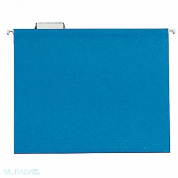 ABILITY ONE Hanging File Folders Blue PK25, 31UF56