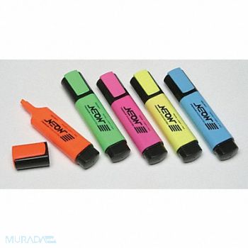 ABILITY ONE Highlightr Yllw Ornge Pnk Green Blue PK5, 31UG19